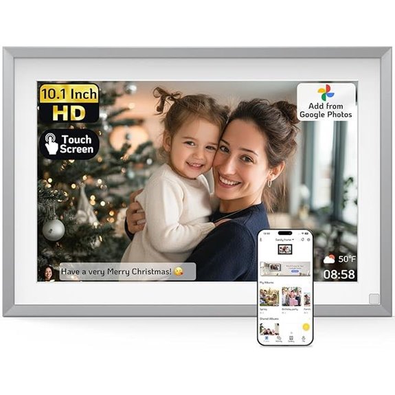 NexFoto 10.1” Digital Photo Frame with WiFi