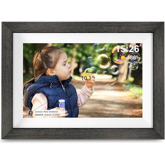 Frameo 10.1 WiFi Digital Photo Frame with Touch Screen