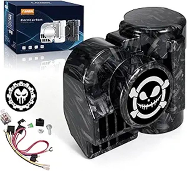 FARBIN 12V Motorcycle Air Horn - 150dB Loud Kit