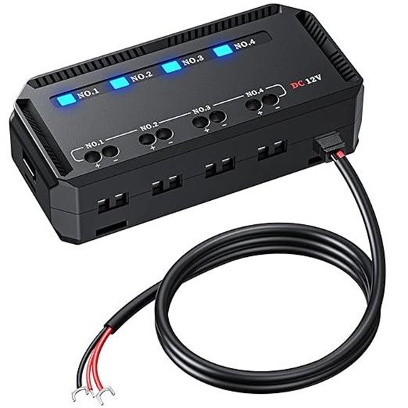 ELECTOP 12V Fuse Block for Vehicles 4 Circuits