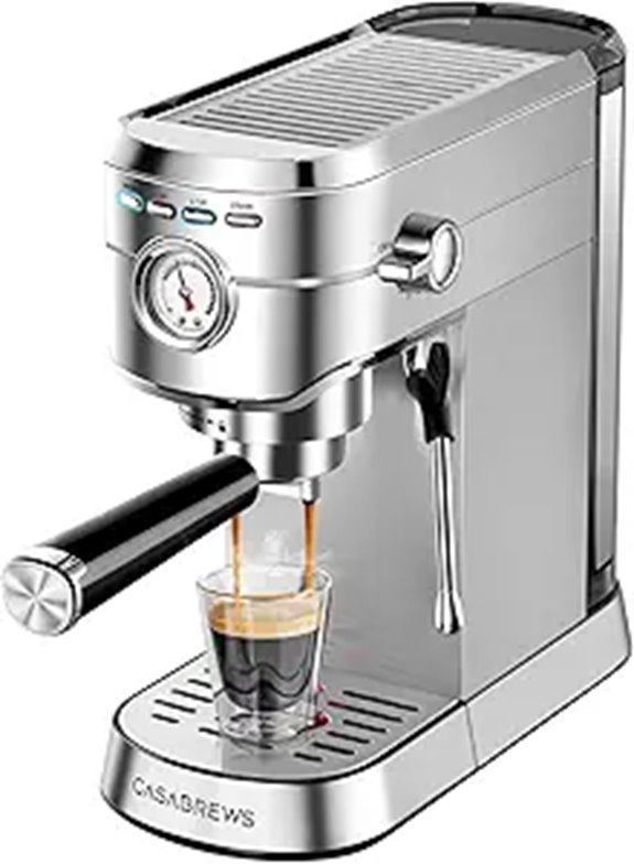 CASABREWS 20 Bar Espresso Machine with Steam Frother