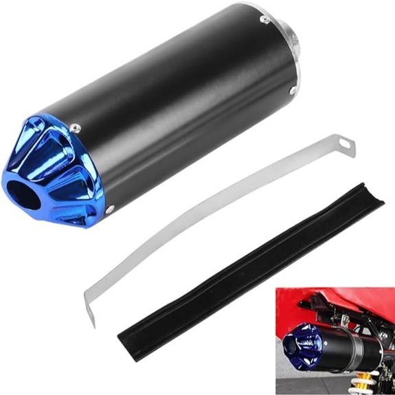 28mm Motorcycle Exhaust Muffler for 50-125cc Dirt Bikes