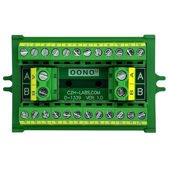 OONO Screw Mount 30A/300V 2x12 Position Terminal Block Distribution Module.