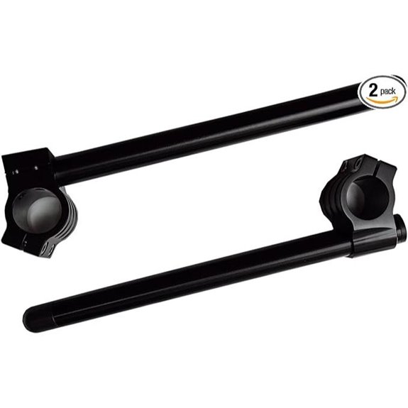41mm Motorcycle Handlebar Clip Ons (CNC Black)