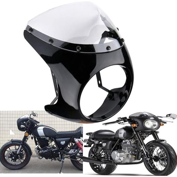 7-inch Motorcycle Headlight Fairing with Clear Lens