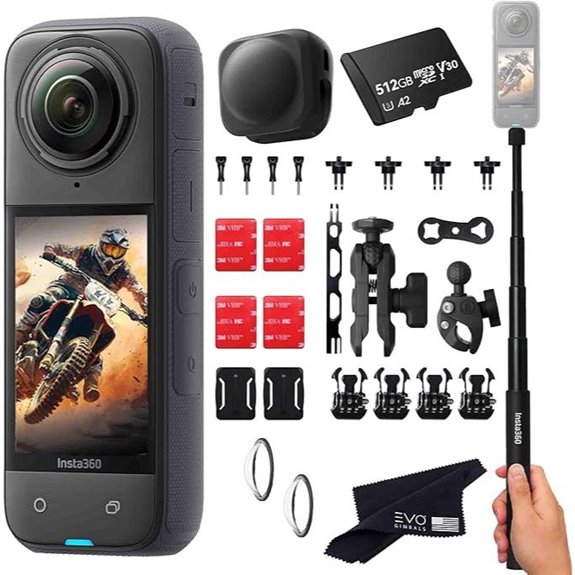 Insta360 X4 Motorcycle Bundle 8K Waterproof 360 Camera