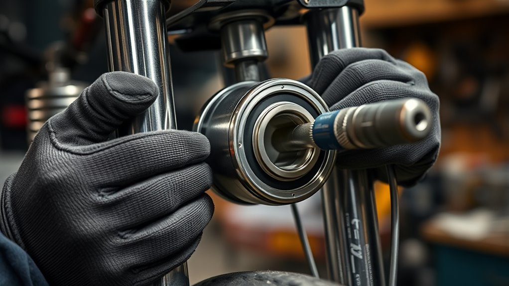 adjust inspect replace bearings