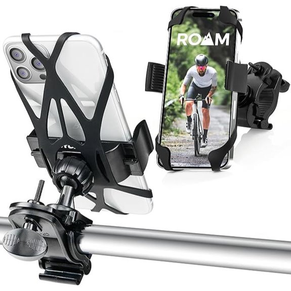 Roam Black Bike Phone Mount 360° Rotation Adjustable