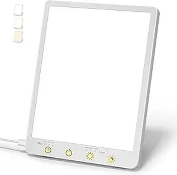 Light Therapy Lamp with Adjustable Brightness