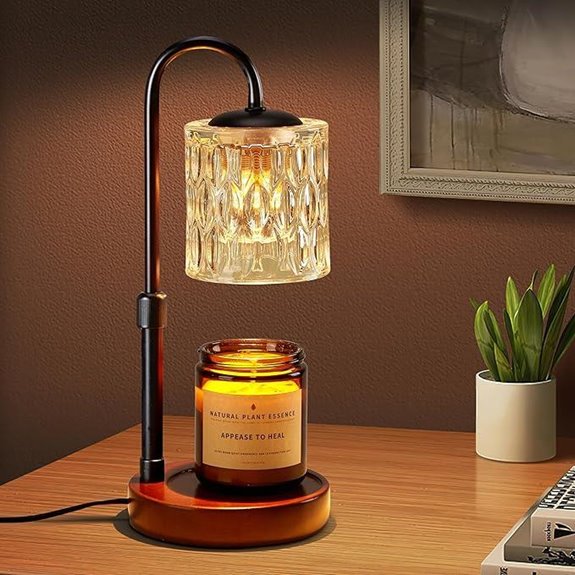Briever Dimmable Candle Warmer Lamp with Timer