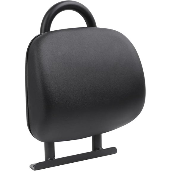 Minho Adjustable Motorcycle Rear Backrest in PU Leather