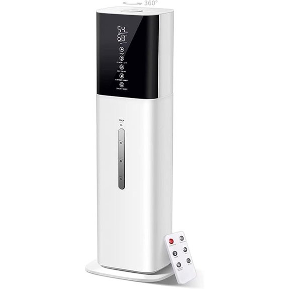 Ultrasonic Cool Mist Humidifier with Timer and Humidistat