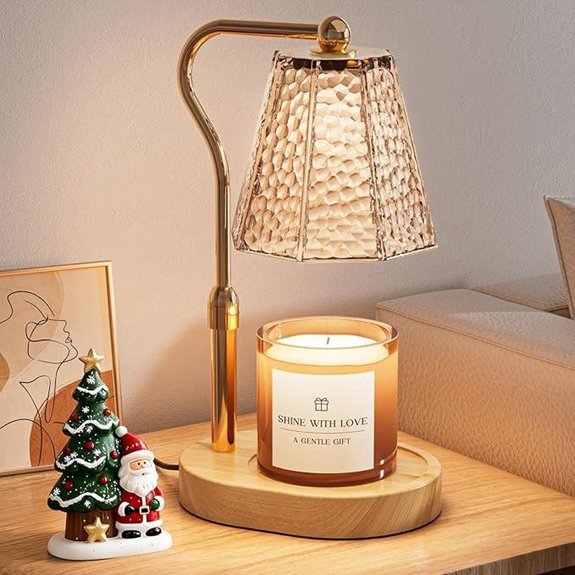 Dimmable Candle Warmer Lamp with Timer