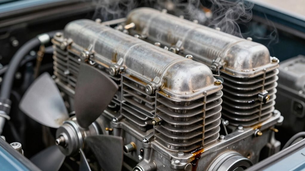 air cooled engine overheating causes