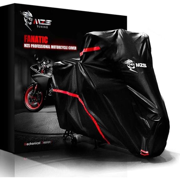 MZS Motorcycle Cover for All-Season Waterproof Protection