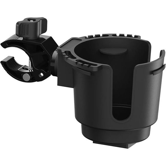 Aluminum Clamp Cup Holder for ATV Bike Wheelchair