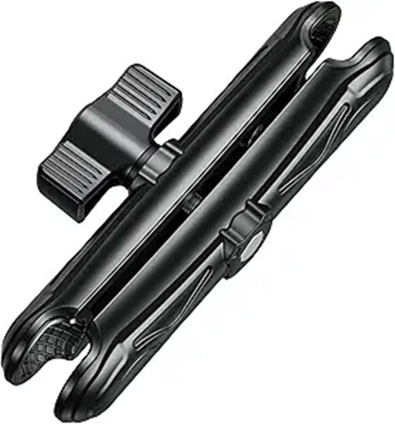 Aluminum Double Socket Arm for Fish Finder Mount