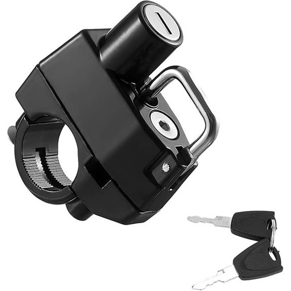Motorcycle Helmet Lock – Aluminum Alloy Anti-Theft Security