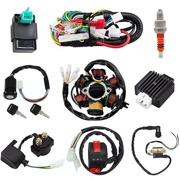 Complete ATV Wiring Harness Kit for 50cc-125cc Quads