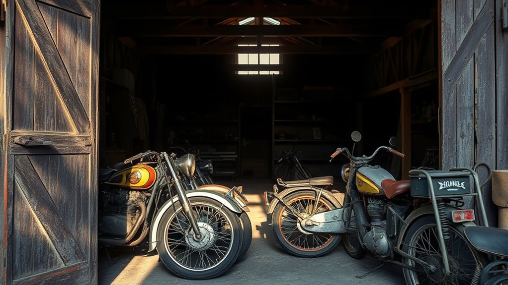 barn finds boost vintage motorcycle values