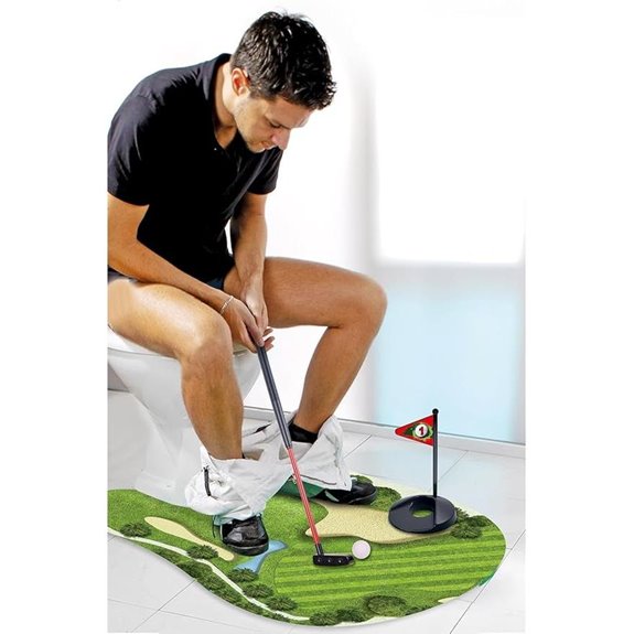 Toilet Golf Game - Funny Bathroom Mini Golf