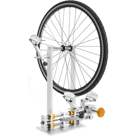 Professional Bicycle Wheel Truing Stand with Gauges