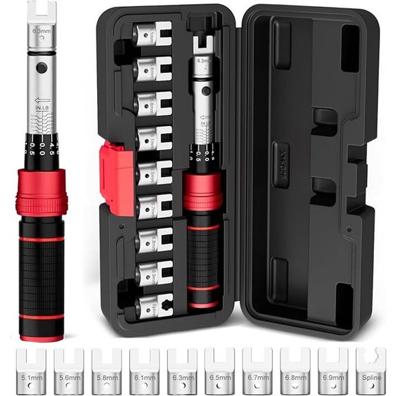 VANPO Spoke Torque Wrench Kit for Bikes and Motorcycles