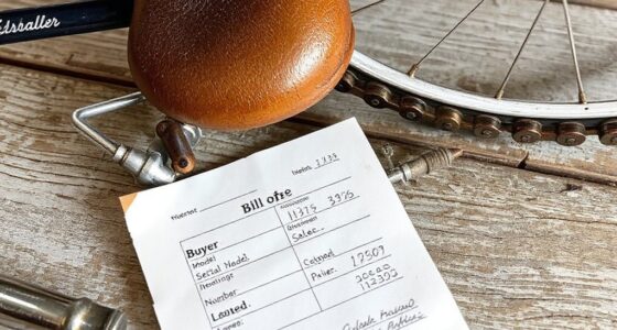 bike sale agreement essentials