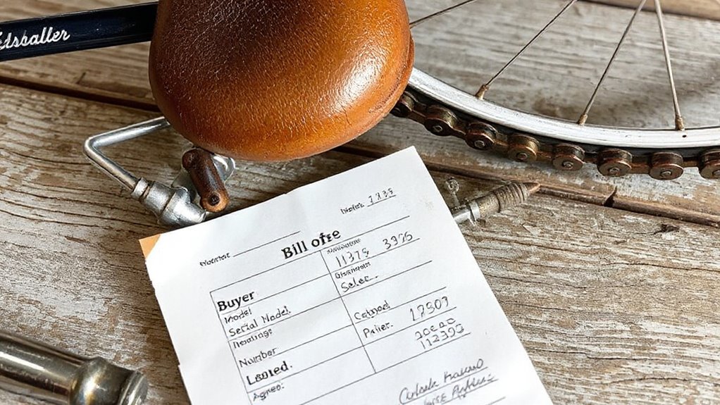 bike sale agreement essentials