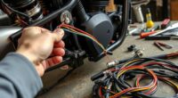 bike wiring harness construction
