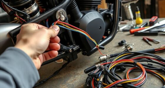 bike wiring harness construction