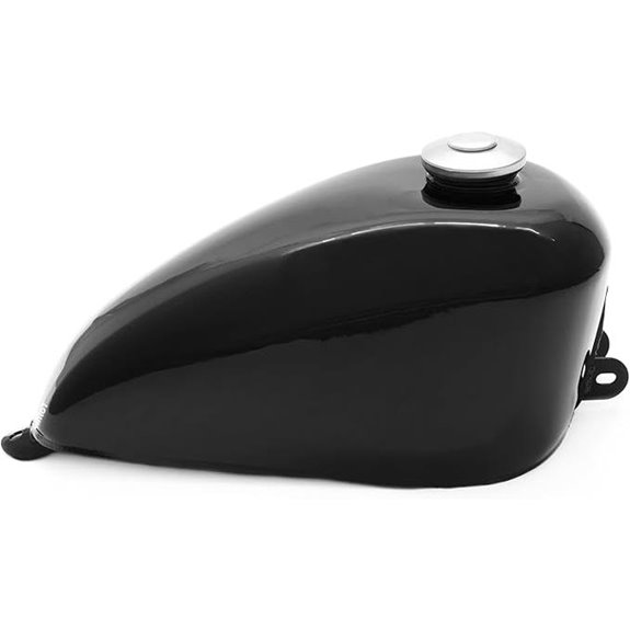 Bobber Style Motorcycle Gas Tank 1.8 Gallon Black