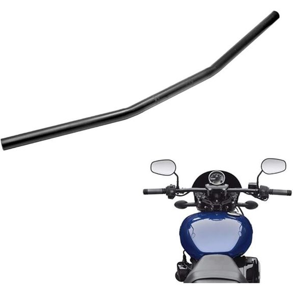 Motorcycle Handlebar 7/8 22mm Black Drag Bar