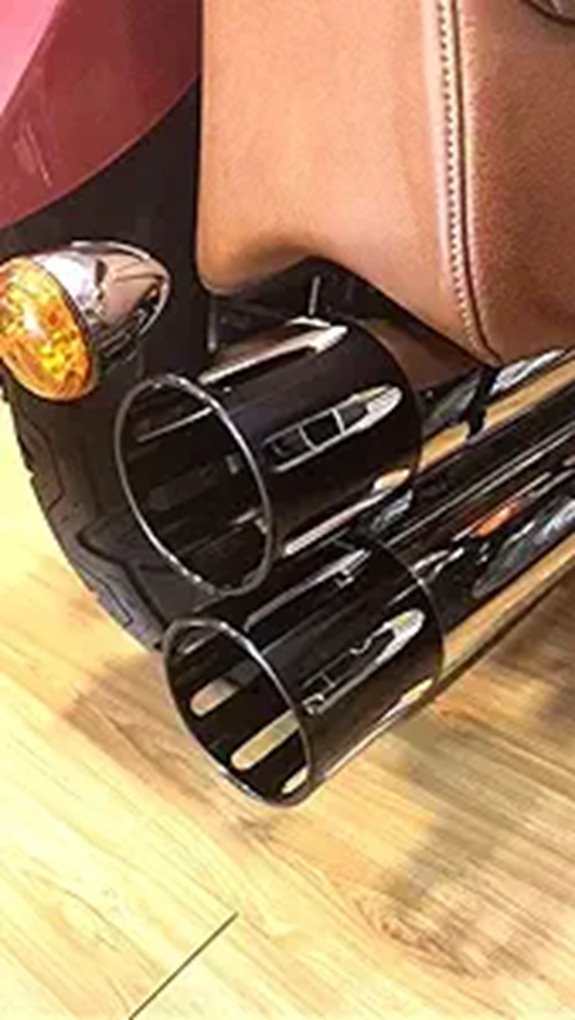 Moto Onfire Black Exhaust Tip for Indian Scout