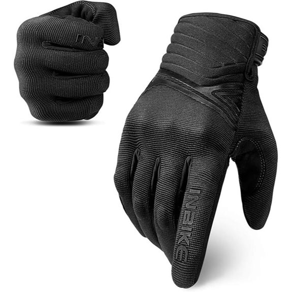 INBIKE Breathable Mesh Motorcycle Gloves with Touchscreen
