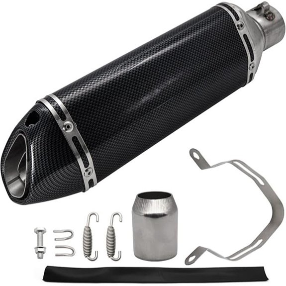 Carbon Fiber Motorcycle Slip-On Muffler (1.5-2)