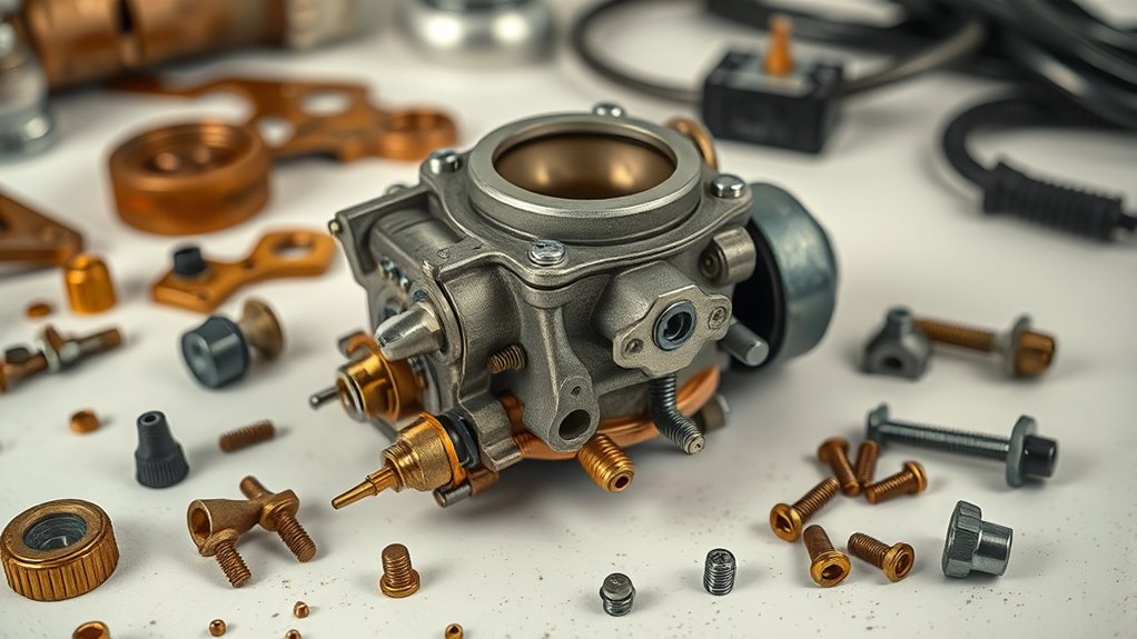 careful carburetor disassembly process