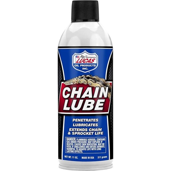 Lucas Oil 10393 Chain Lube Aerosol - 11 Ounce