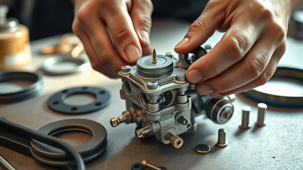 check gaskets linkages jets