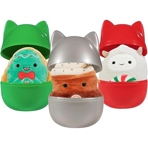 Squishmallows Christmas Mystery Capsules (3 Pack)