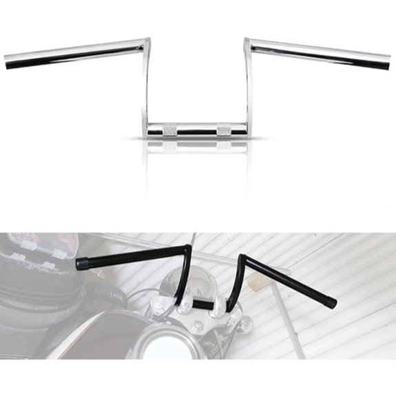 WOWTK 25mm Handlebar for Drag Bobber Cruiser Chrome