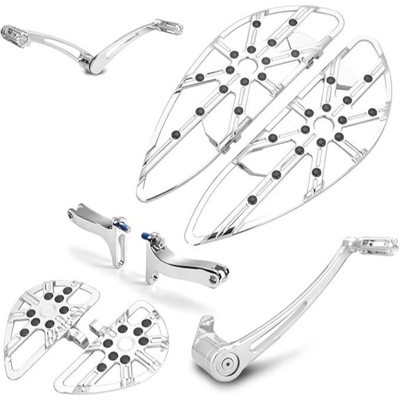 Chrome Fatboy Softail Floorboards for Harley Motorcycle