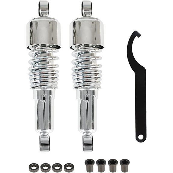 Chrome Rear Shock Absorbers for Sportster 883/1200