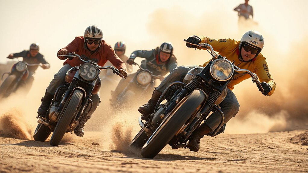 classic bike race thrills