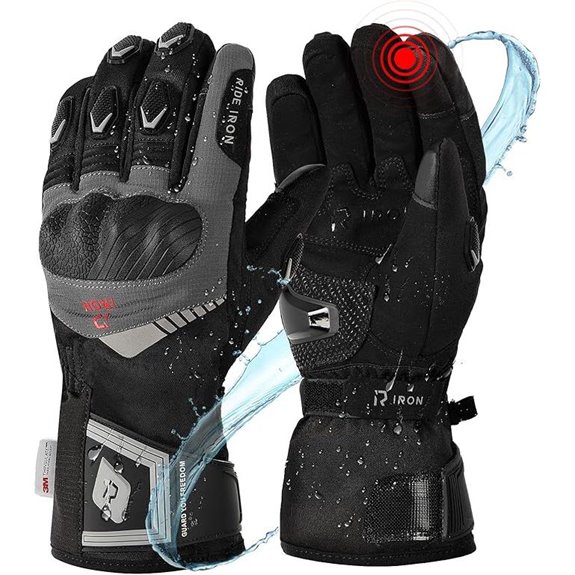 Winter Waterproof Motorcycle Gloves for Men Women