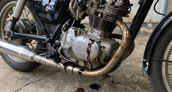 common classic motorcycle oil leaks