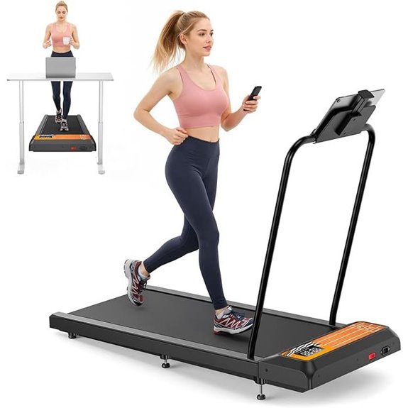 compact incline treadmill with app