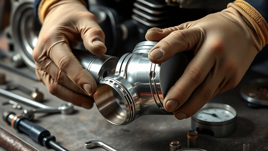 correct piston ring alignment