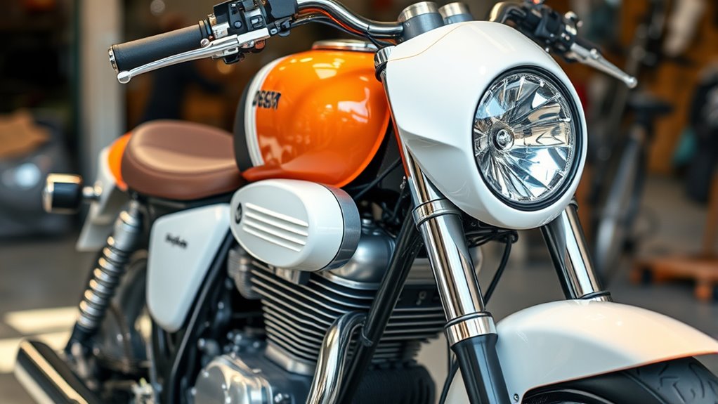 customizable durable motorcycle parts