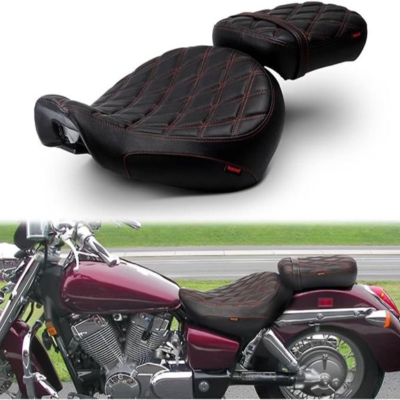 Motorcycle Seat with Diamond Stitching for Shadow Aero